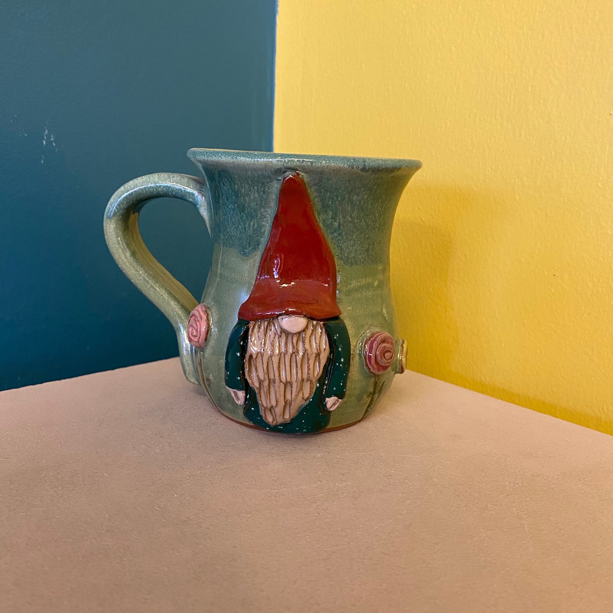 Gnome with Mushrooms Mug