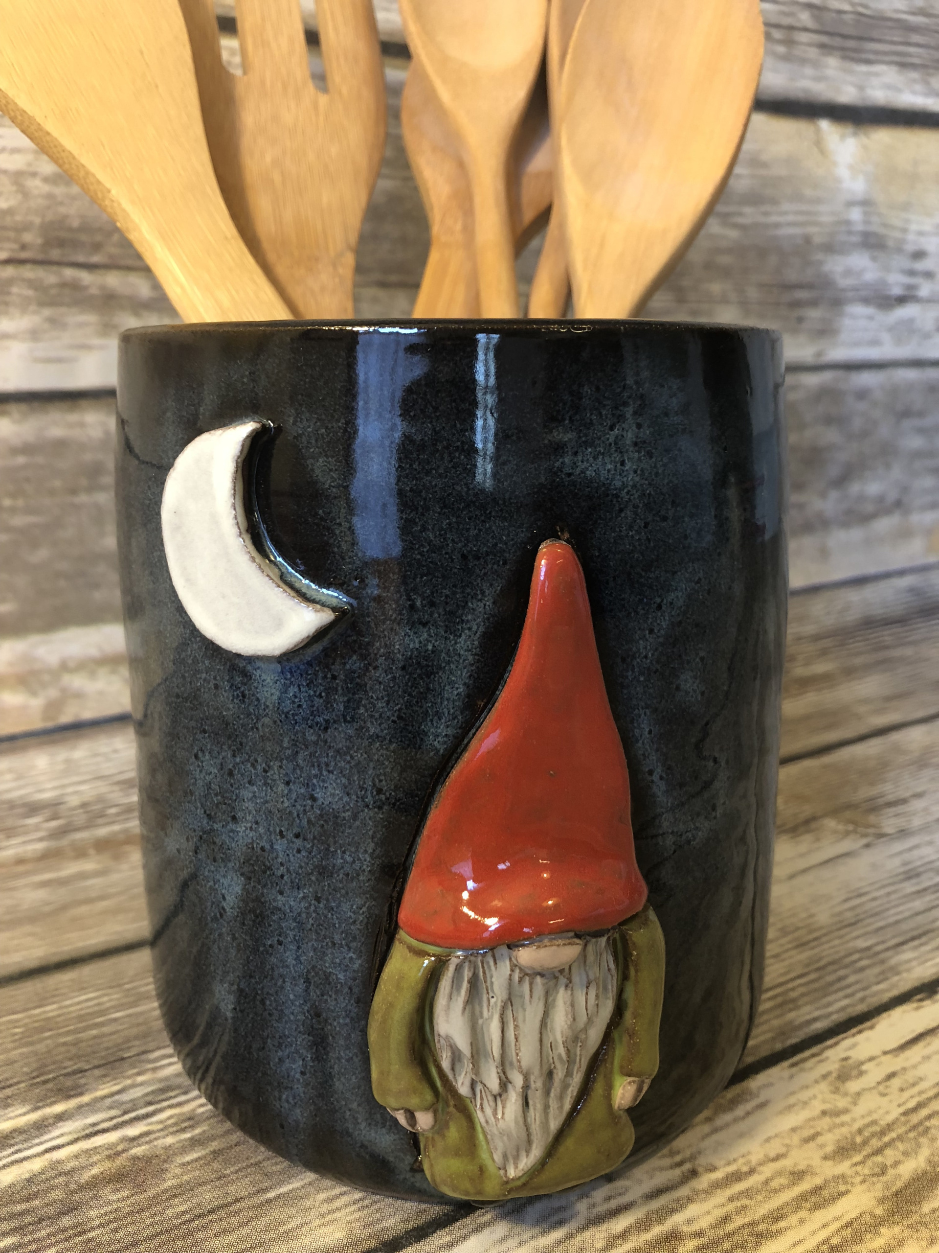 Forest Gnome Stoneware Measuring Spoons